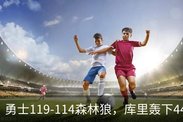 勇士119-114森林狼，库里轰下44+8+6，伦德伯格26+8，库明加20分